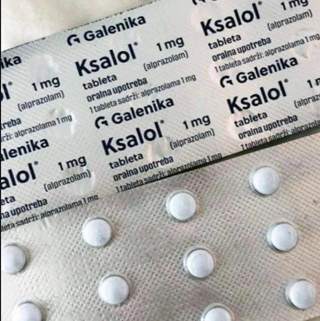 Alprazolam 1mg (Ksalol) - Anxiety & Panic Disorder Medication