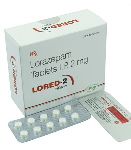 Lorazepam 2mg (Lor 2) - Anxiety & Sleep Disorder Medication Online