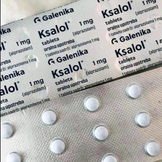 Alprazolam 1mg (Ksalol) - Anxiety & Panic Disorder Medication