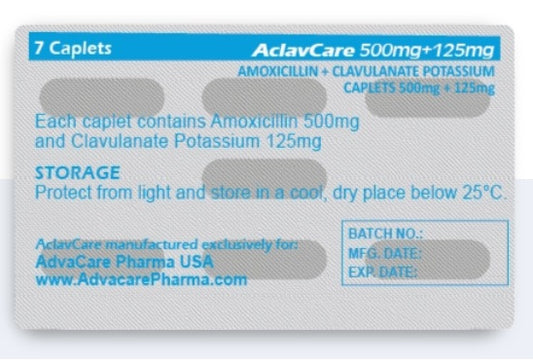 Amoxicillin + Clavulanic Acid 325mg