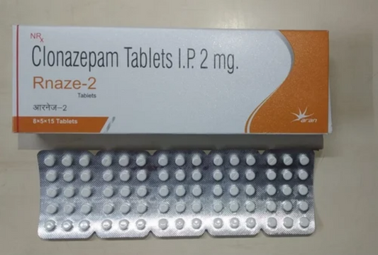 Clonazepam 2mg (Rnaze) - Seizure & Panic Relief