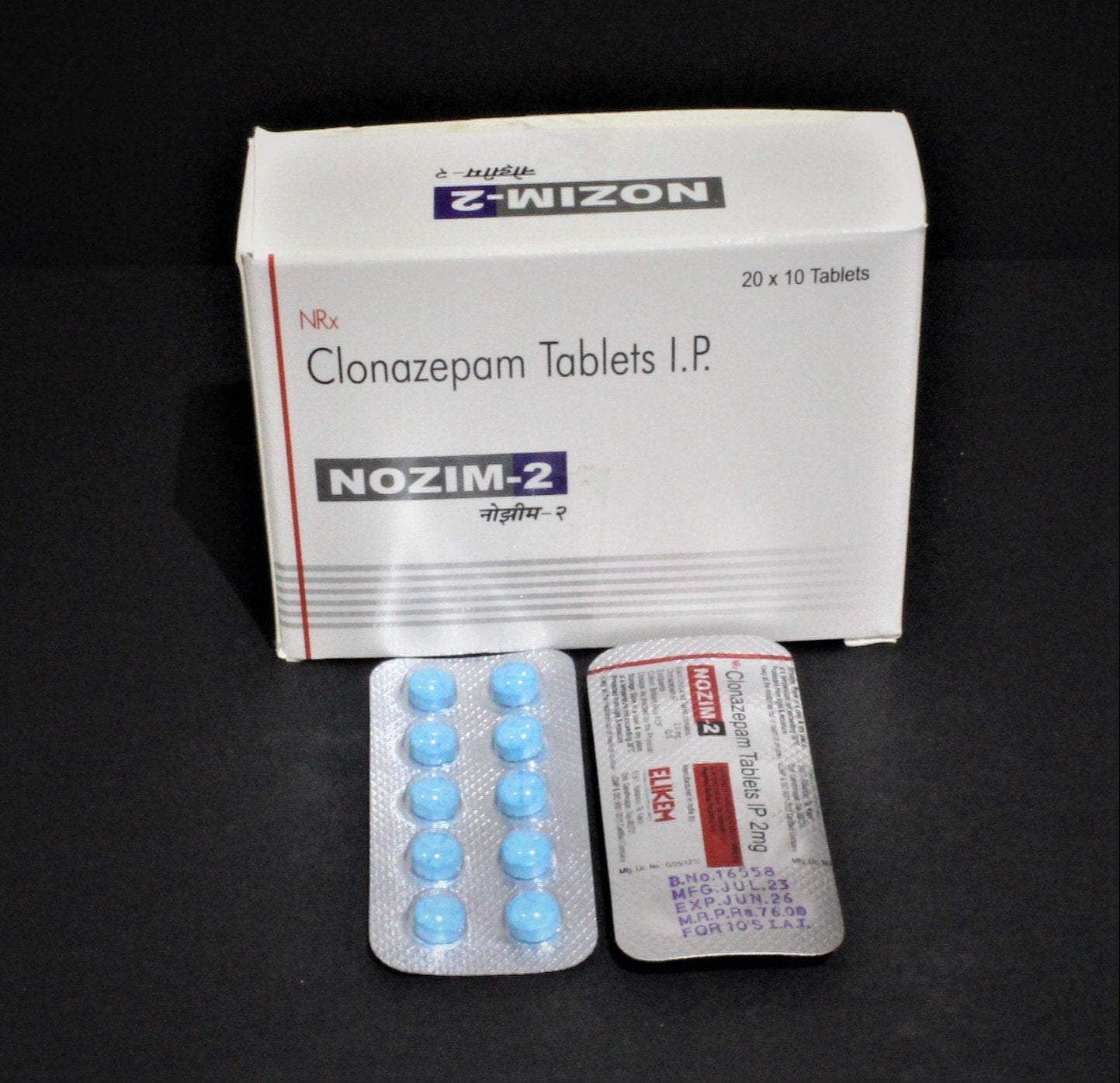 Clonazepam 2mg (Nozim) - Anxiety & Seizure Medication Online